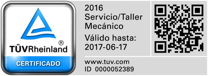 Taller mecánico Valencia - TUV Rheinland